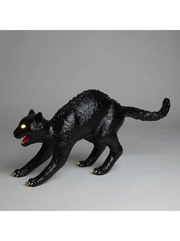 Настольная лампа Seletti Cujo The Cat Black Cat Lamp 15080