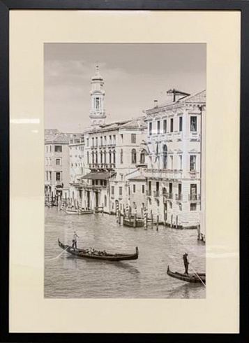 Постер "Романтическая Венеция-1" см,баг.черн Garda Decor 89VOR-VENEZIA1 