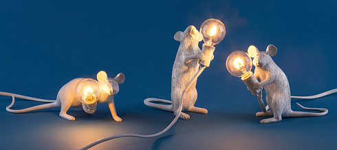 Лампа светодиодная Seletti Mouse Lamp E14 Mouse Lamp 15220L
