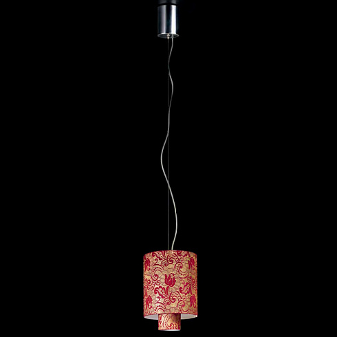 Подвесной светильник Patrizia Volpato LP-480/S20 argento rosso Pizzo