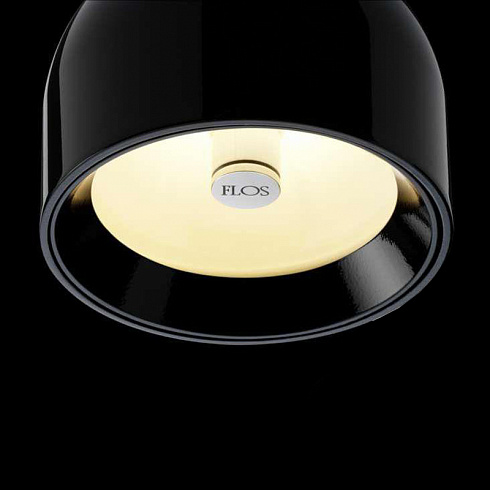 Настенный/Потолочный светильник Flos Wan black Wan F9550030
