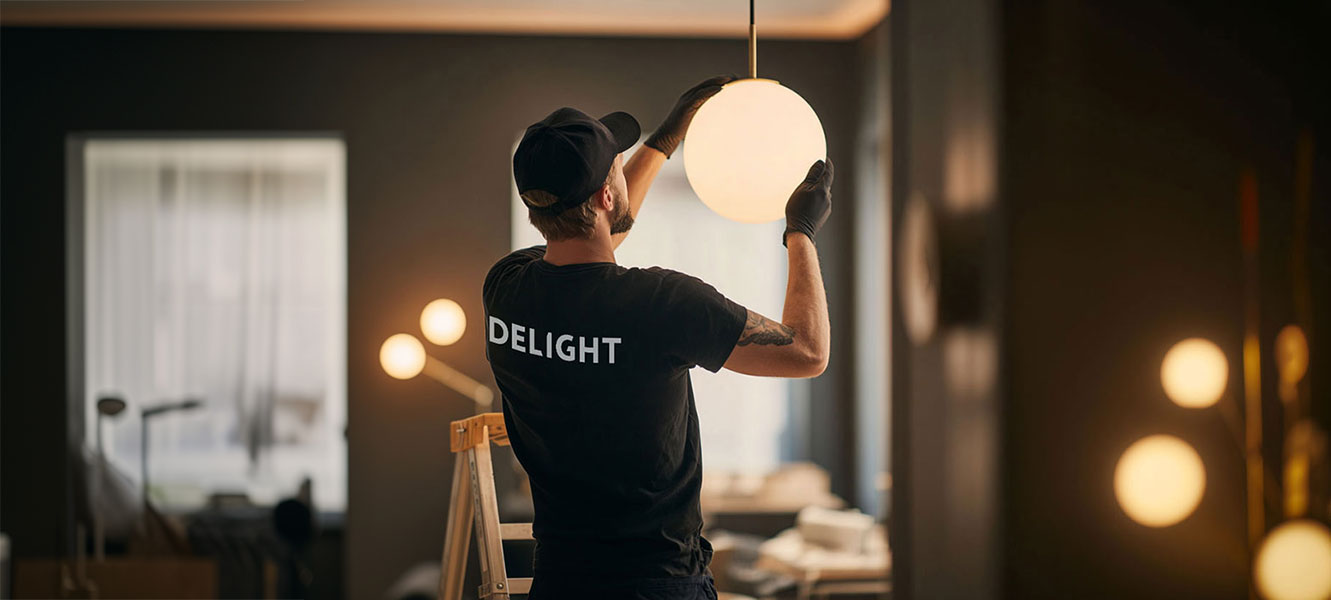 Монтаж и установка светильников