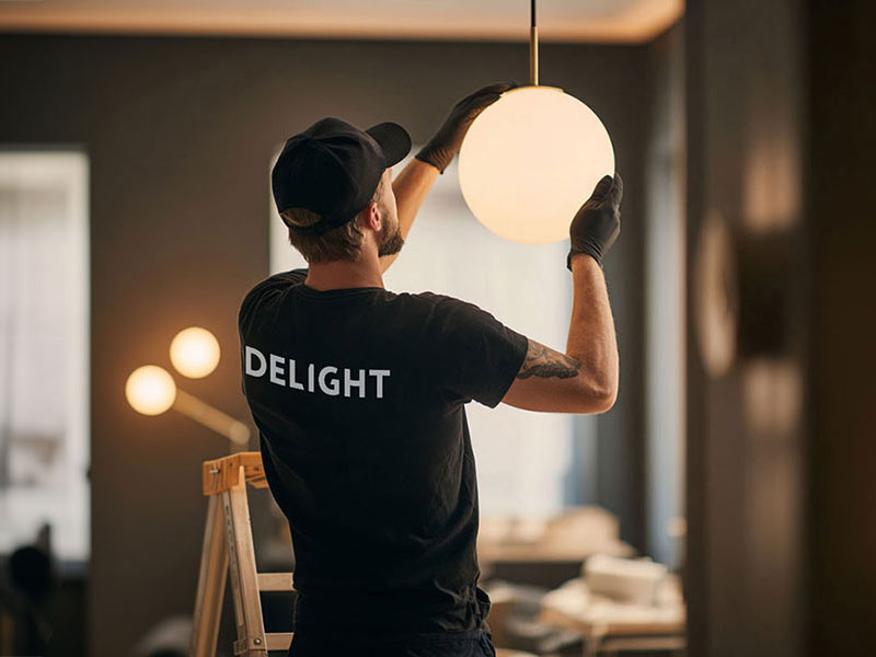 Монтаж и установка светильников