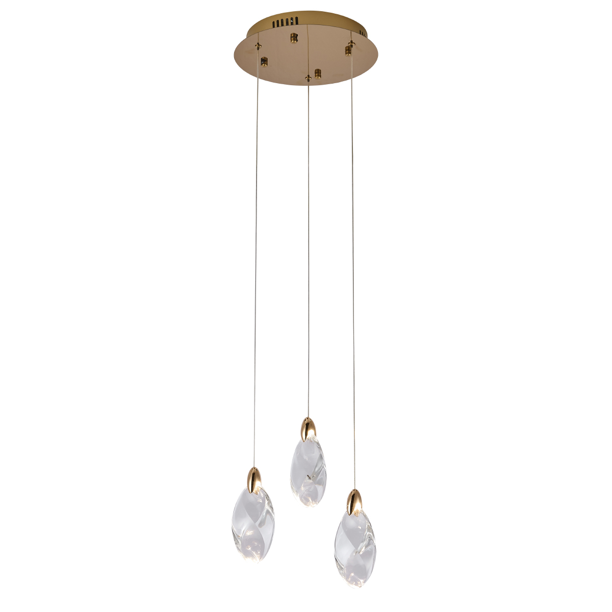 Подвесной светильник OD2439-3 gold/clear