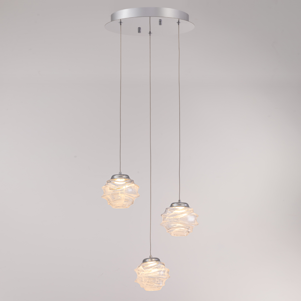 Подвесной светильник MD25030003-3A chrome/clear