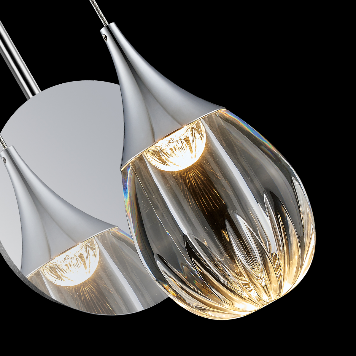 Бра MB24001004-1A chrome/clear
