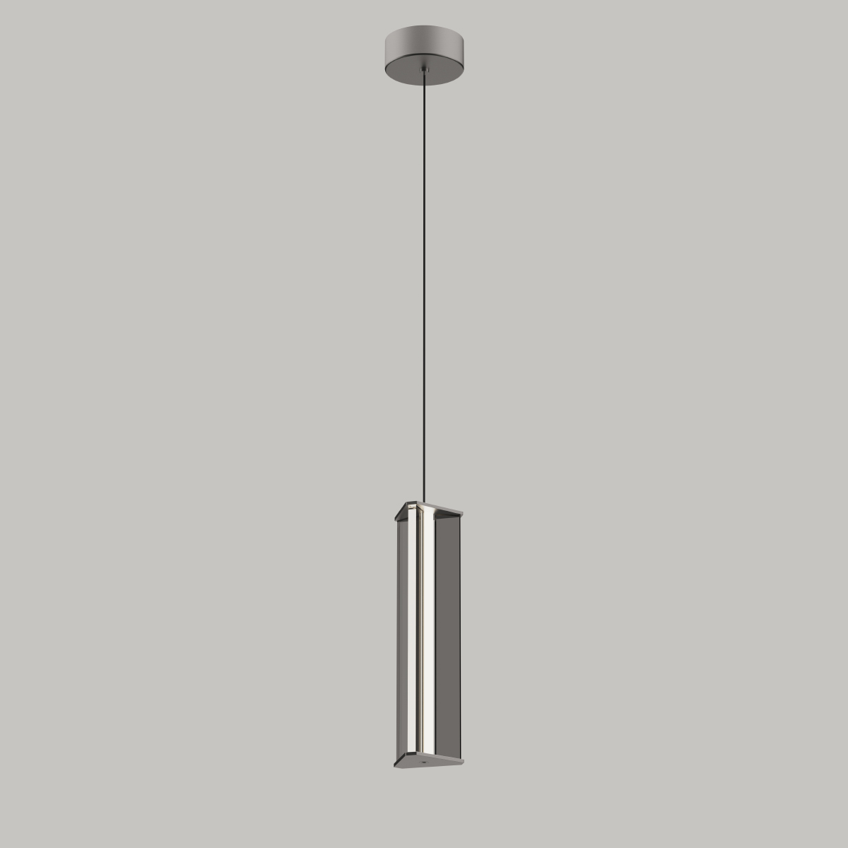 Подвесной светильник MD24001031-1B nickel/grey