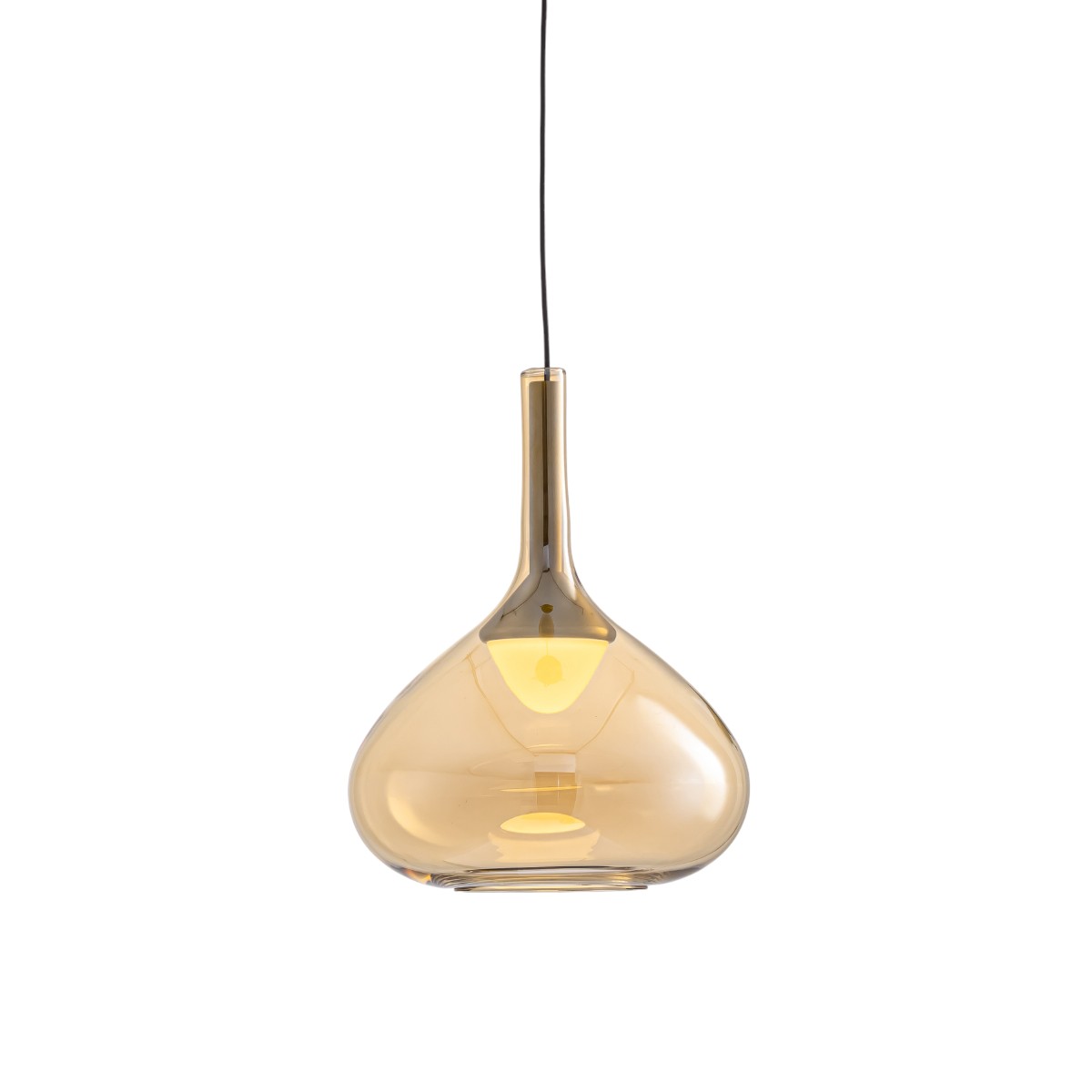 Подвесной светильник MD25001005-1A brass/amber