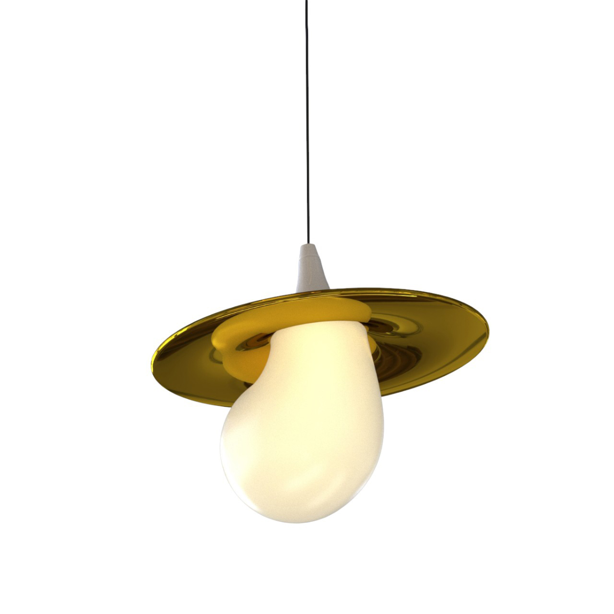 Подвесной светильник 10238P/1 gold/white