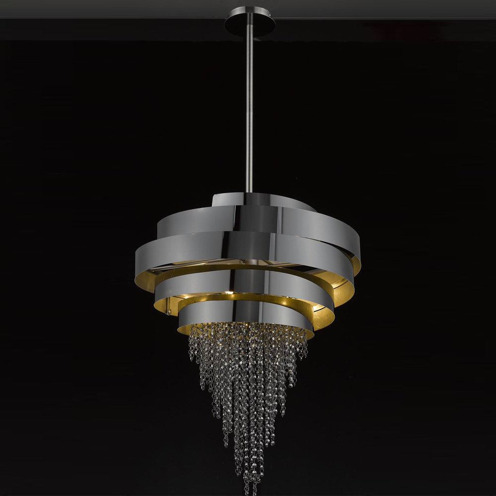 Люстра 68044 black chrome