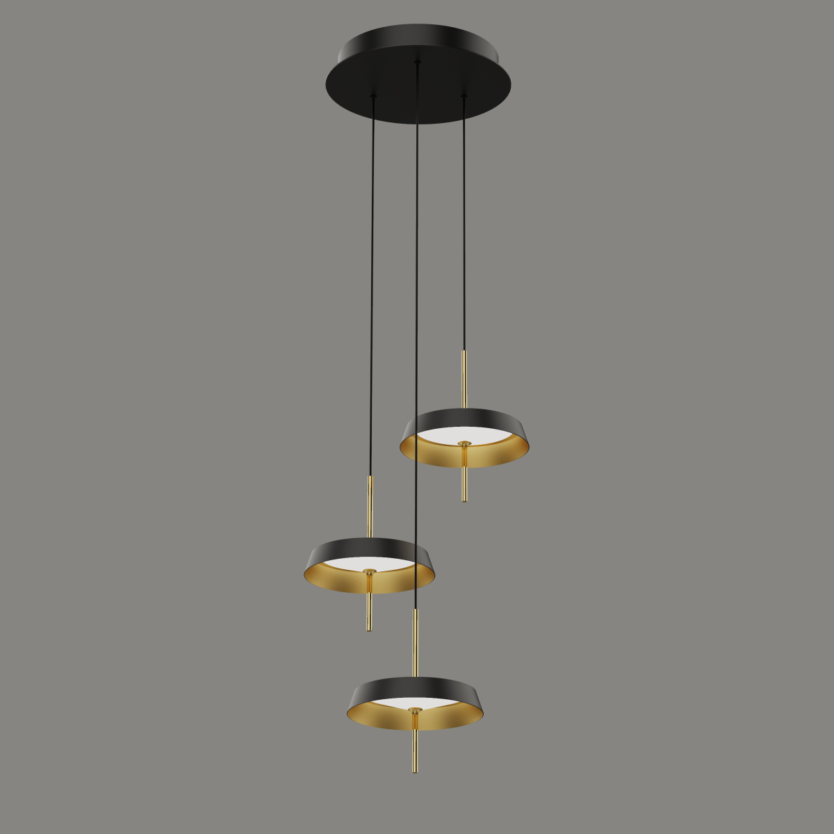 Подвесной светильник MD18001061-3B black/gold