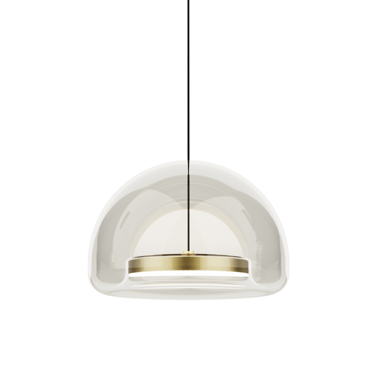 Подвесной светильник MD24030031-1A brass/clear