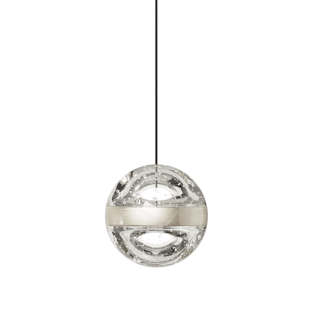Подвесной светильник MD23030088-1A nickel/clear