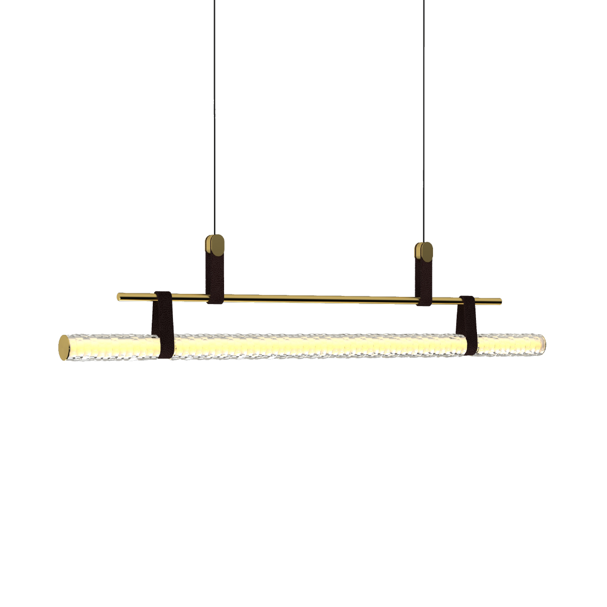 Подвесной светильник 8501P/L brass/clear