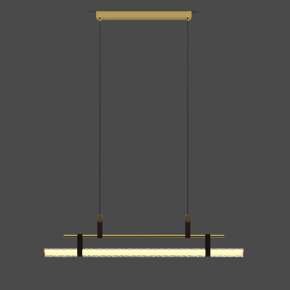 Подвесной светильник 8501P/L brass/clear