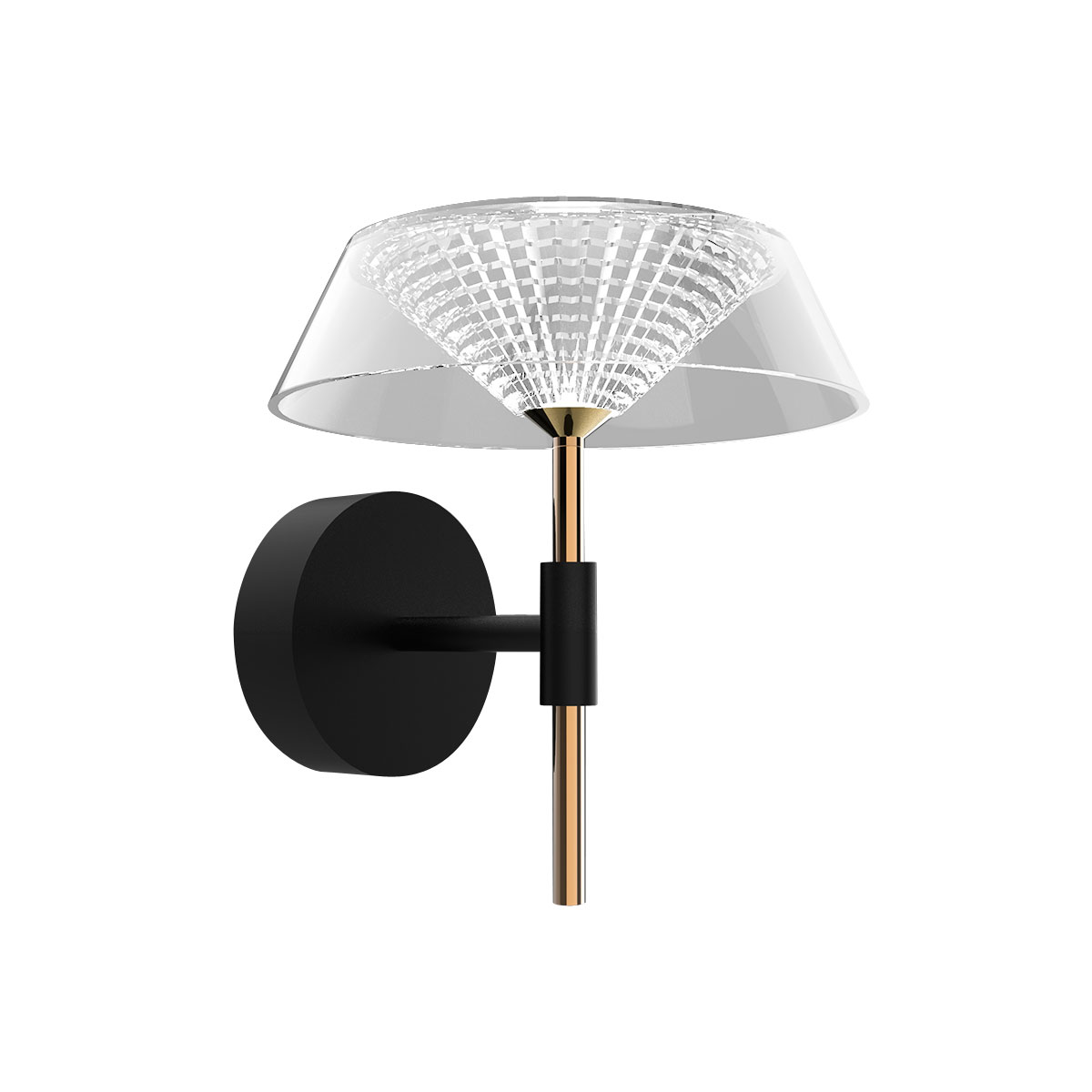 Бра MB21001018-1A black/gold