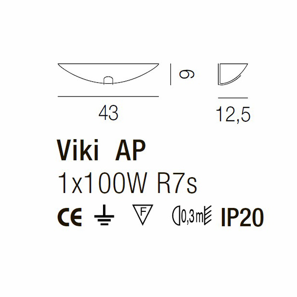 Бра AP VIKI VE