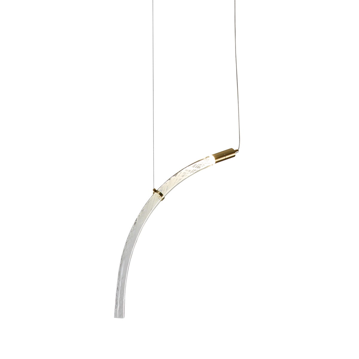 Подвесной светильник OD2412-1 gold/clear
