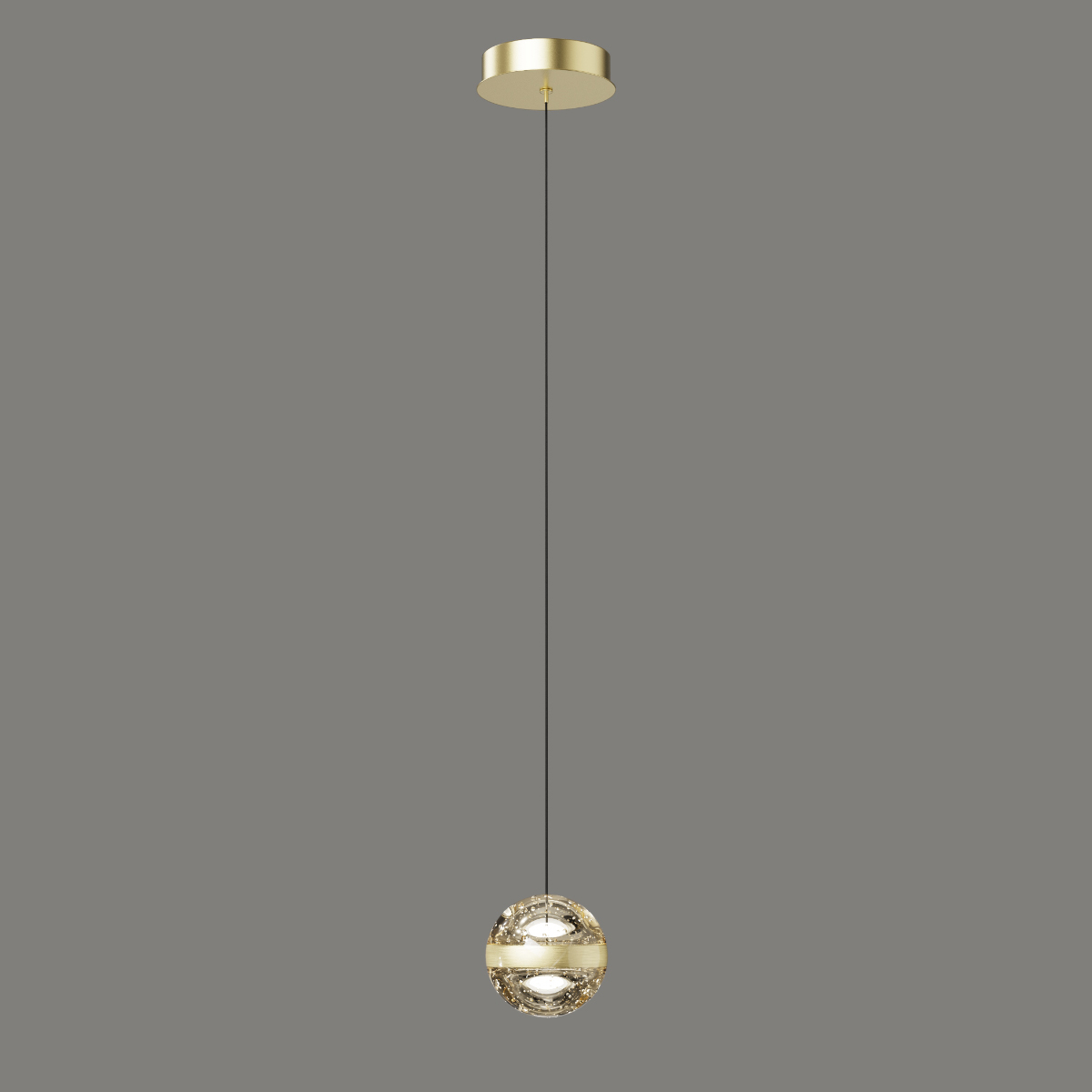 Подвесной светильник MD23030088-1A brass/champagne