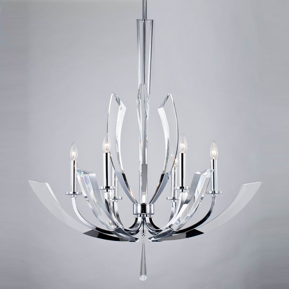 Люстра P68028L-6 chrome