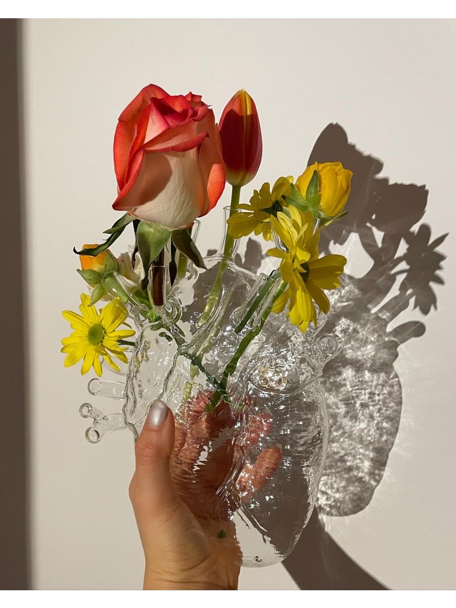 Ваза Seletti Love in Bloom Glass (серия Love in Bloom, артикул 09922 ...