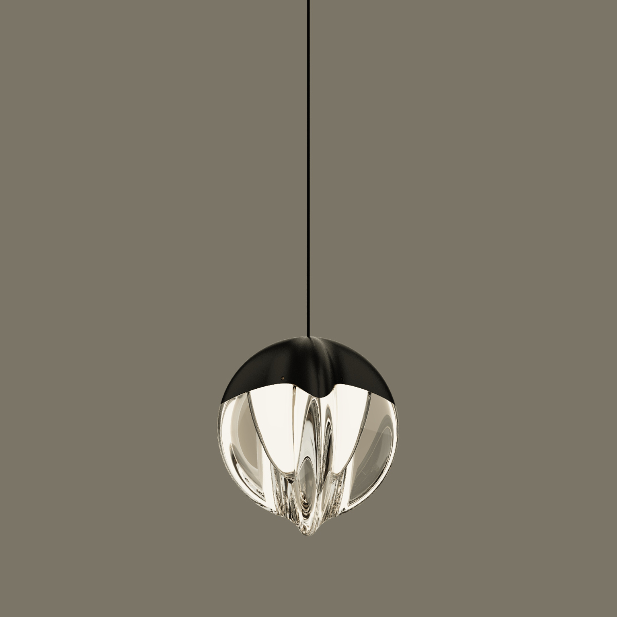 Подвесной светильник MD24001033-1A black/clear