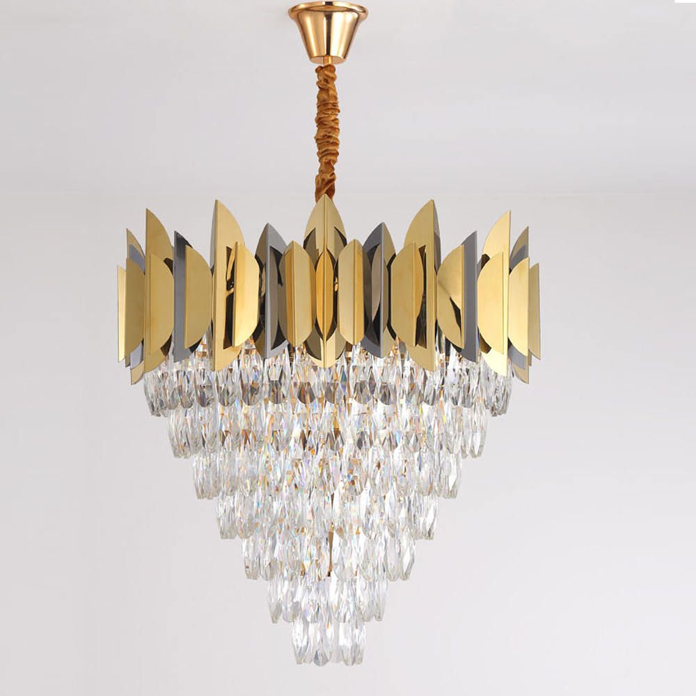 Люстра 7216 L5+3 gold/black