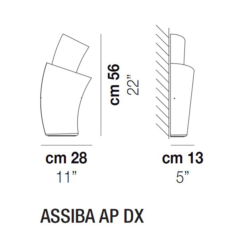 Бра AP ASSIBA DX BC AL