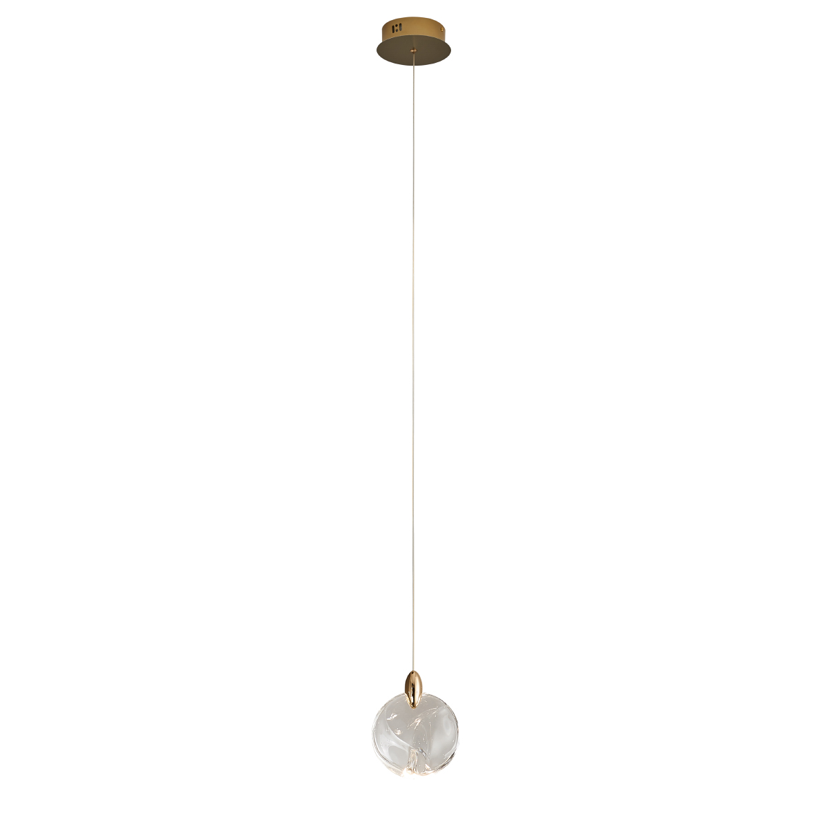 Подвесной светильник OD2440-1 gold/clear