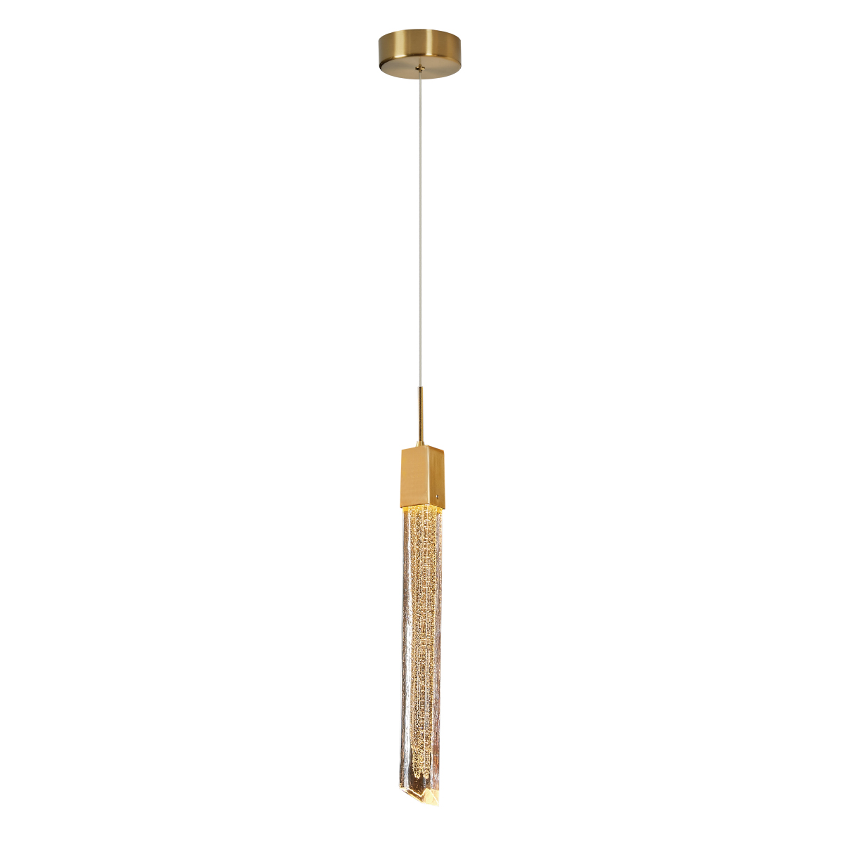 Подвесной светильник OD2510-1 gold/smoky