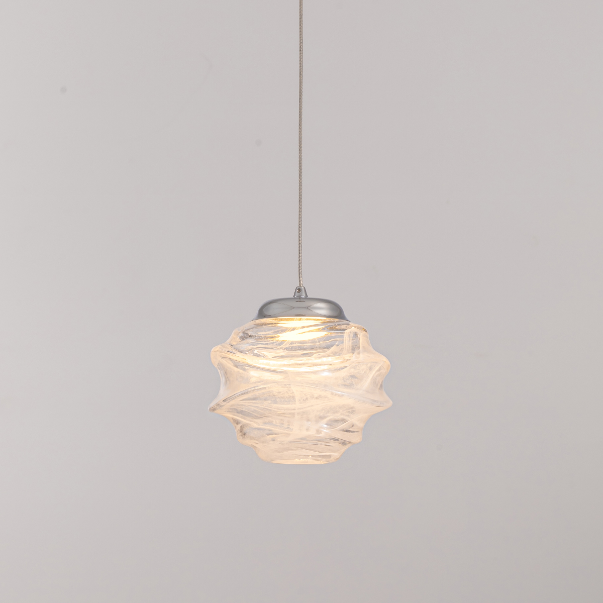 Подвесной светильник MD25030003-1A chrome/clear