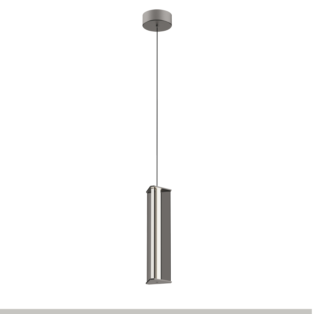 Подвесной светильник MD24001031-1B nickel/grey
