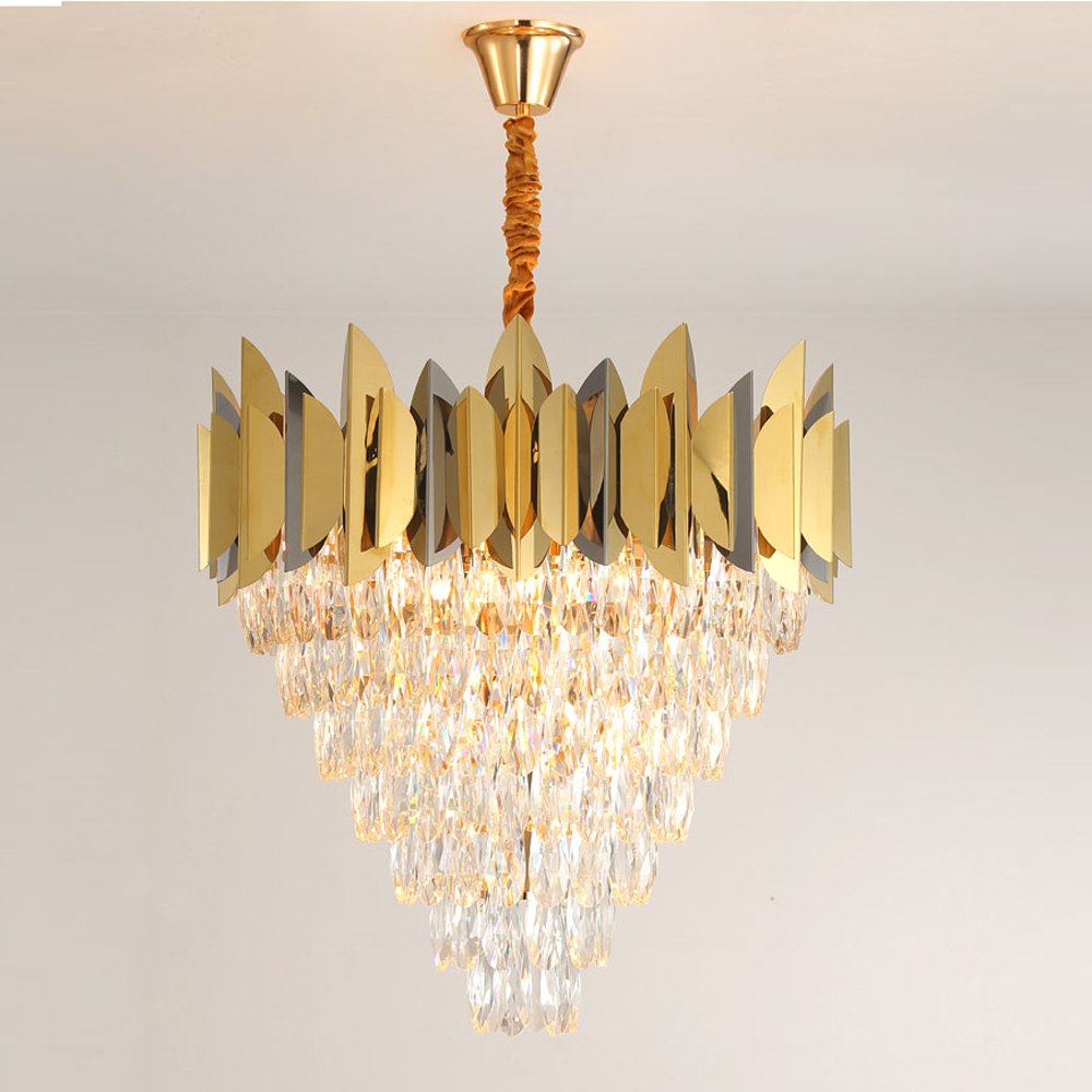 Люстра 7216 L5+3 gold/black