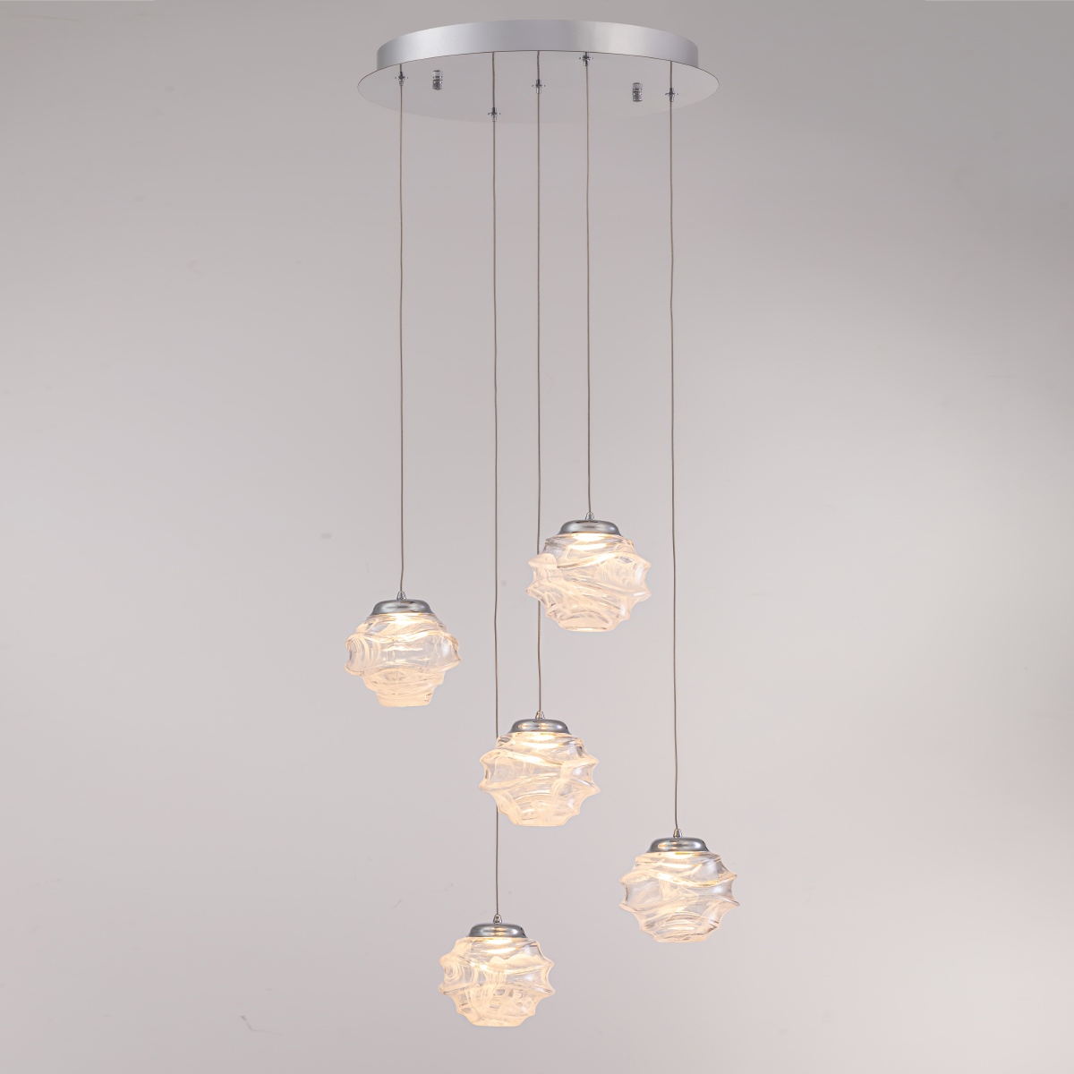 Подвесной светильник MD25030003-5A chrome/clear