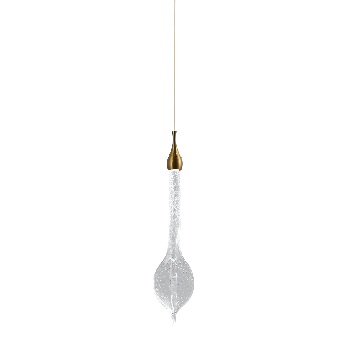 Подвесной светильник OD2433-1 gold/clear