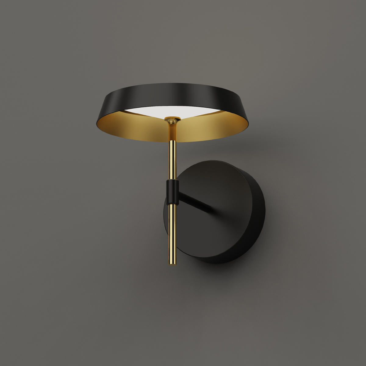 Бра MB18001061-1A black/gold