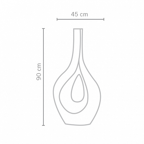Ваза Stylnove Ceramiche 7010-WG Ca’Doro