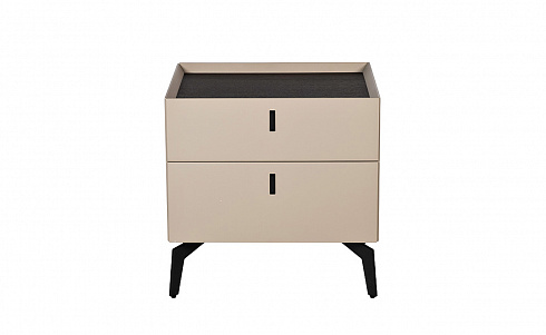 Тумбочка с двумя ящиками светлая см Garda Decor 77IP-NS817/1 