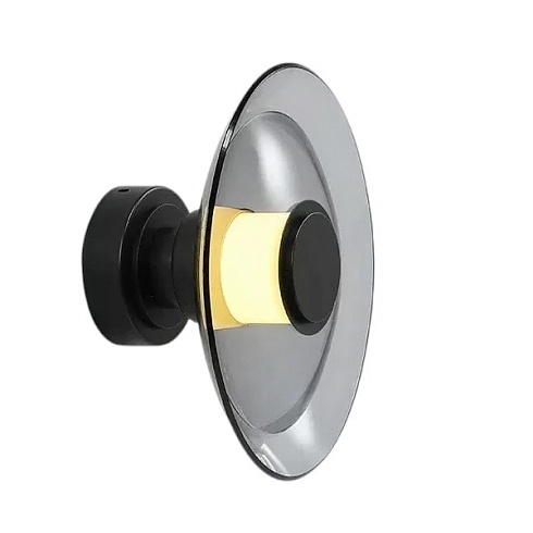 Настенный/Потолочный светильник Delight Collection 8665W/L black/smoky 8665