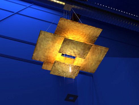 Подвесной светильник Ingo Maurer Oh Mei Ma Gold LED 300 cm Oh Mei Ma 1107400