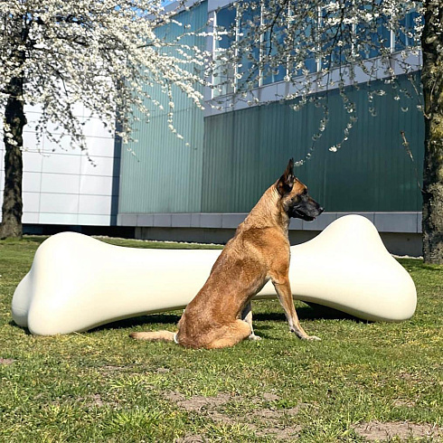 Скамья Qeeboo Bonos Ivory Bonos 31001AV