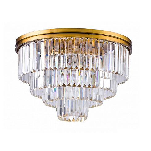 Потолочный светильник Delight Collection Odeon 8R gold/clear 1920s Odeon 9513C/600R gold/clear
