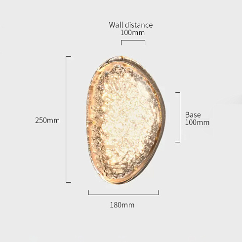 Настенный светильник Delight Collection MT9125-1W large french gold MT9125