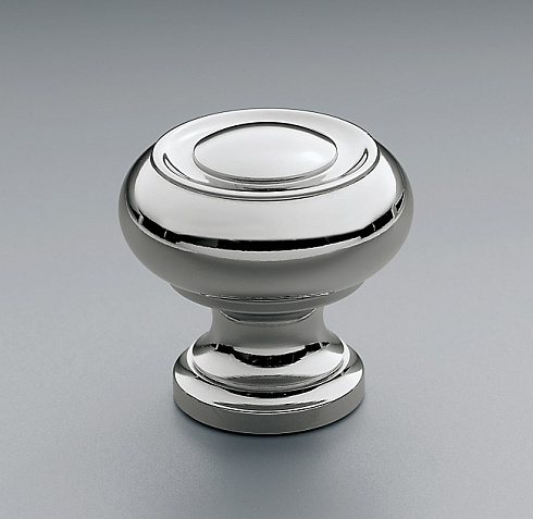 Ручка-кнопка Restoration Hardware Hanson d.2.5 Polished Chrome Hanson 24070453 CHR