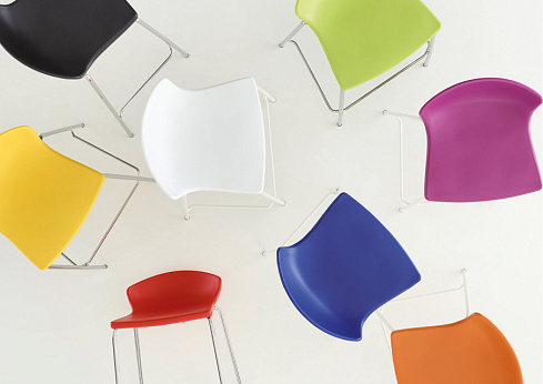 Барный стул Veneta Cucine Simply white Simply 19DSG1M+Bianco/Cromo