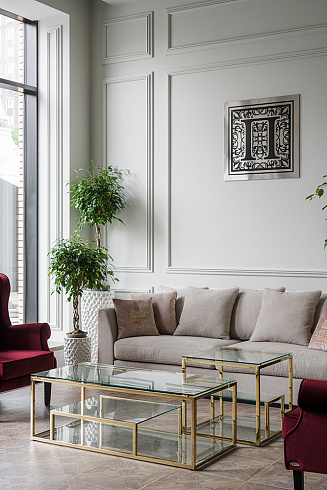 Кашпо жемчужно-белое Garda Decor ZS-C785-34 