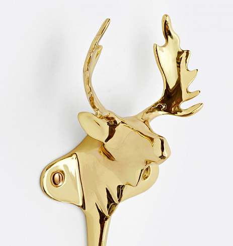 Крючок Rejuvenation Moose Brass Animal 2665929 (C7583)