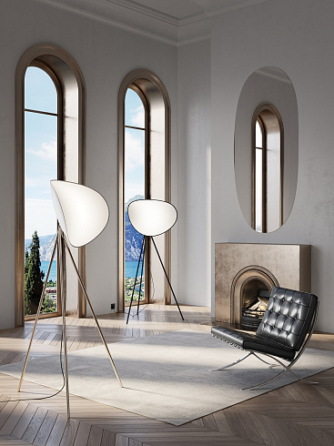 Торшер Hind Rabii Infinity Brass/Walnut Infinity 29997