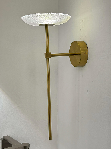 Настенный светильник Delight Collection OB2415-1G gold/clear Wall lamp