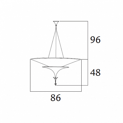 Люстра Venetia Studium Icaro 2 Tiers Icaro